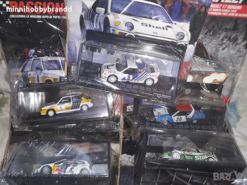 Renault 11 Ford Focus Ford Rs 2000 Volkswagen Polo Renault 17 1.43 Eaglemoss  , снимка 1