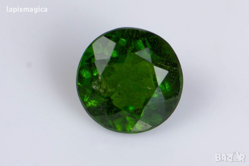 Хромдиопсид 0.54ct 4.7mm кръгла шлифовка #6, снимка 1