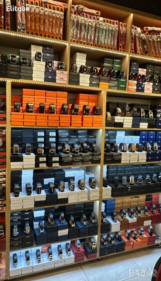 колани от естествена кожа в кутия hermes Tommy Hilfiger calvin klein prada Guess Christian Dior , снимка 1