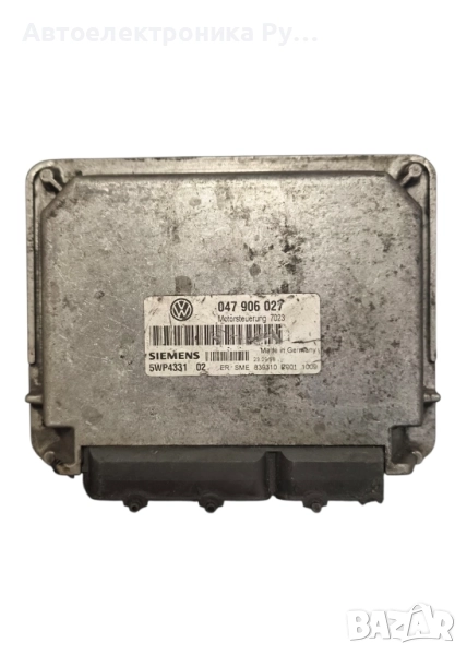 Моторен компютър ECU VW Lupo (1998-2005г.) 047 906 027 , 047906027 , 5WP4331 02 , снимка 1