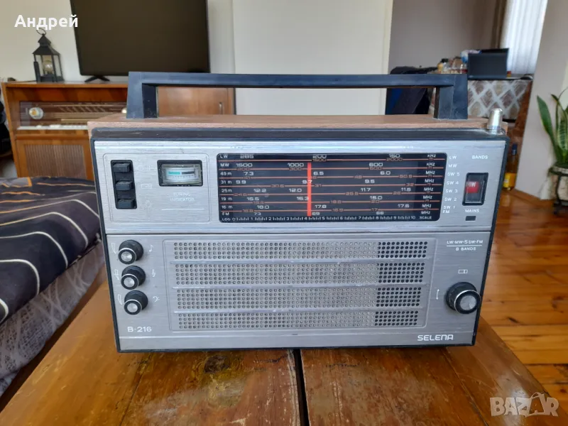 Радио,Радиоприемник Селена,Selena B216 #2, снимка 1