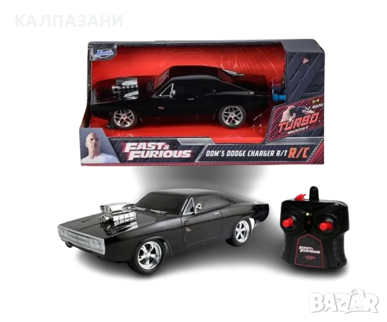 Кола с радио контрол Fast&Furious 1970 Dodge Charger 1:24 Jada Toys 253203019, снимка 1