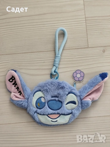 пухкаво портмоне Стич с име по избор, снимка 3 - Детски портмонета - 53786934