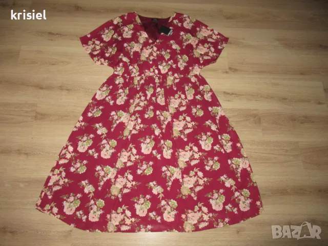 МНОГО КРАСИВА ЕЛЕГАНТНА РОКЛЯ--4XL номер, снимка 1