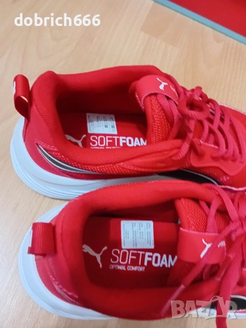 Червени маратонки Puma 44 номер 28.5см 40 евро, снимка 4 - Маратонки - 54058023