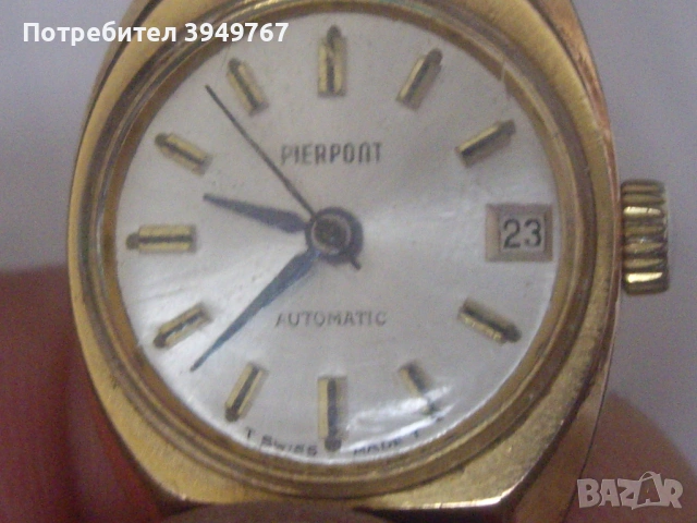 Стар дамски  позлатен часовник., снимка 3 - Дамски - 53951753