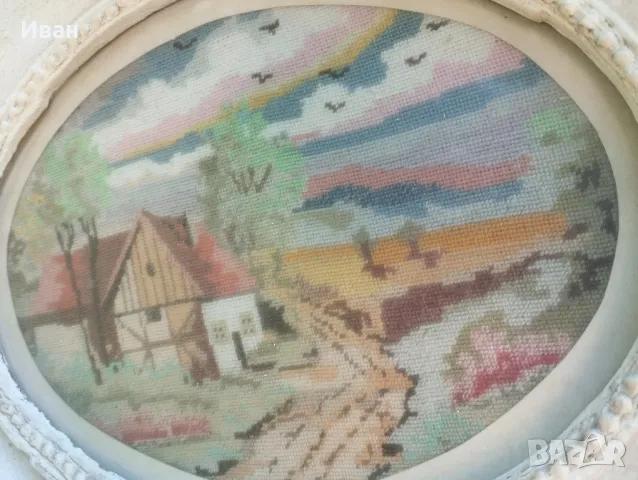 Ръчно изработен гоблен Пейзаж , снимка 6 - Гоблени - 50339049