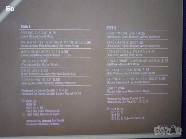грамофонни плочи Joe Cocker, снимка 4 - Грамофонни плочи - 36541867