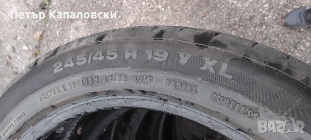 Гуми 245 45 19 Континентал Continental 4 броя. Нов внос. Не са нови., снимка 12 - Гуми и джанти - 49705449
