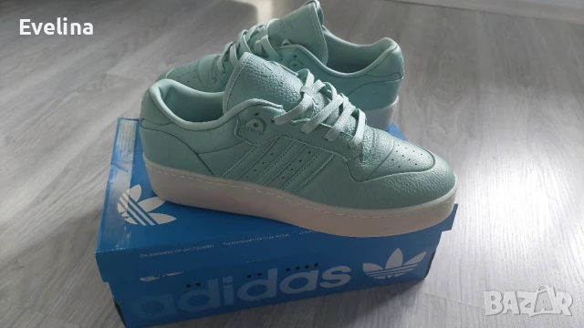 Adidas Rivalry Lux Low Hazy Green кецове маратонки НОВИ с кутия, снимка 11 - Спортни обувки - 51315412