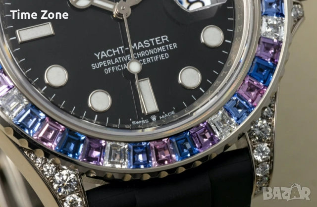 Rolex Yacht-Master 40mm 'Aurora Borealis' White Gold Automatic Дамски Различни Варианти, снимка 5 - Дамски - 54047447