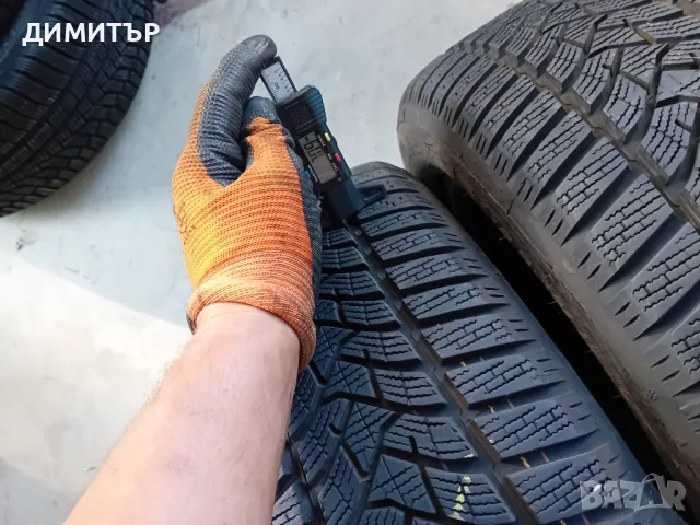 4 бр.зимни гуми Dunlop 205 55 16  dot 4619 цената е за брой!, снимка 4 - Гуми и джанти - 47182318