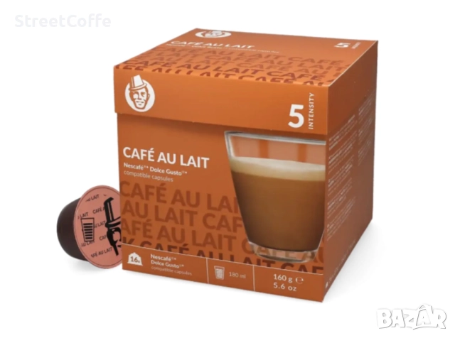 капсули кафе с мляко за кафемашина dolce gusto