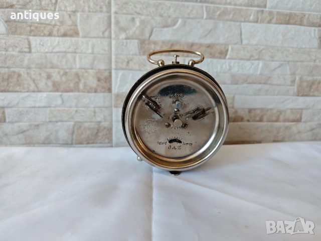 Стар френски часовник / будилник - JAZ - 1920"г., снимка 6 - Антикварни и старинни предмети - 54106111