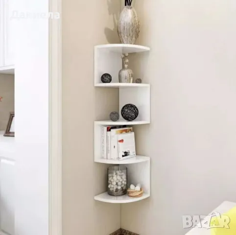 Ъглова етажерка за съхранение с 5 рафта, снимка 2 - Други стоки за дома - 50090538