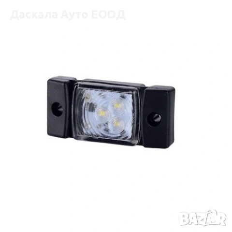 1бр. ЛЕД LED габарит с 3 диода оранжев 12-24V , 3 цвята,  ПОЛША, снимка 2 - Аксесоари и консумативи - 35310592