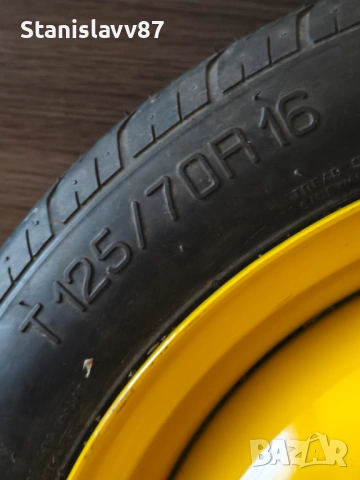 4x100 резервна гума 16 патерица Kia Stonic Hyundai Bayon Киа Хюндай, снимка 3 - Гуми и джанти - 53591729