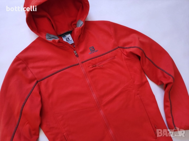 SALOMON AdvanceedSkin Mens Full zip - M - оригинално мъжко горнище, снимка 3 - Спортни дрехи, екипи - 52828920