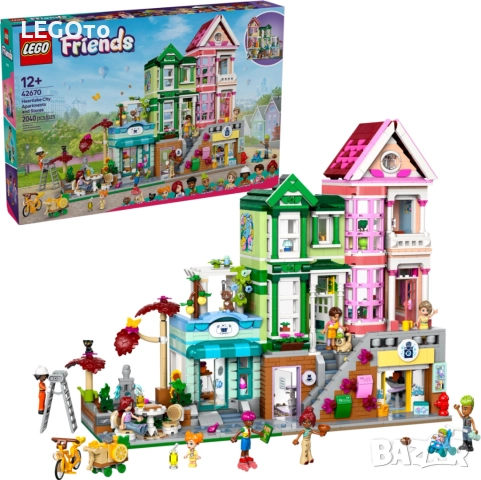 НОВО ЛЕГО 42670 Френдс-Апартаменти и магазини в Хартлейк Сити LEGO 42670 Heartlake City Apartments a, снимка 4 - Конструктори - 52553109