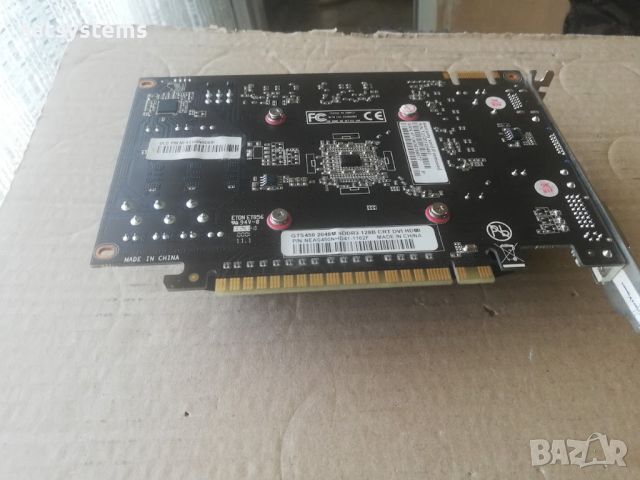 Видео карта NVidia GeForce Palit GTS450 HDMI 2048MB GDDR3 128bit PCI-E, снимка 7 - Видеокарти - 46579212