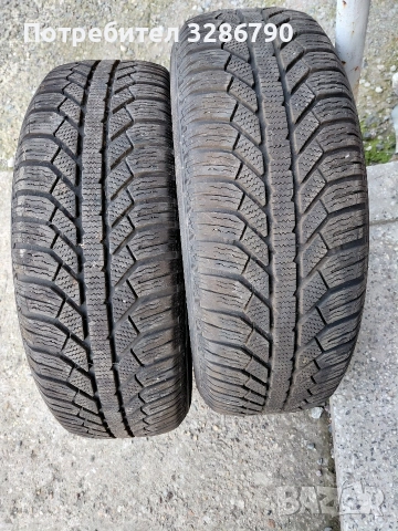 2 бр зимни гуми семперит в много добро състояние, снимка 4 - Гуми и джанти - 52817332
