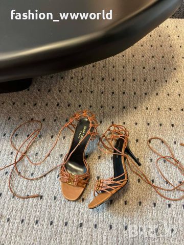 дамски обувки на ток SAINT LAURENT-реплика, снимка 1 - Дамски обувки на ток - 45785825
