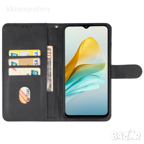 ZTE Blade A53+ Wallet Калъф и Протектор, снимка 6 - Калъфи, кейсове - 53042133