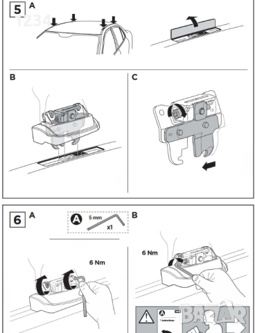 Алуминиев багажник напречни греди THULE за OPEL Astra Hatchback след 2010г, снимка 7 - Аксесоари и консумативи - 54102066