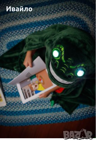 Одеяло със светещи LED очи, снимка 4 - Детски комплекти - 46096579