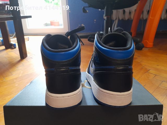 Jordan 1 blue shoes, снимка 9 - Маратонки - 46387269