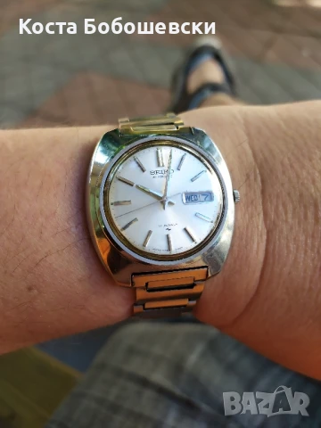 Сейко автоматичен, произведен в Япония!, снимка 7 - Мъжки - 50550989