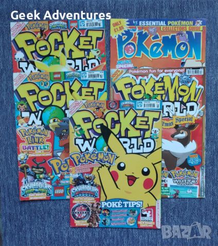 Покемон Списания на Английски Език/Pokemon World Magazines, снимка 1