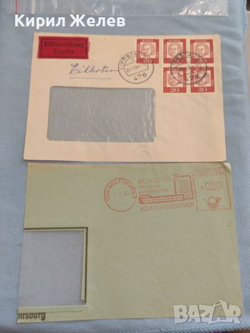Два стари пощенски пликове с марки и печати Германия за КОЛЕКЦИЯ ДЕКОРАЦИЯ 45739, снимка 1 - Филателия - 46414903