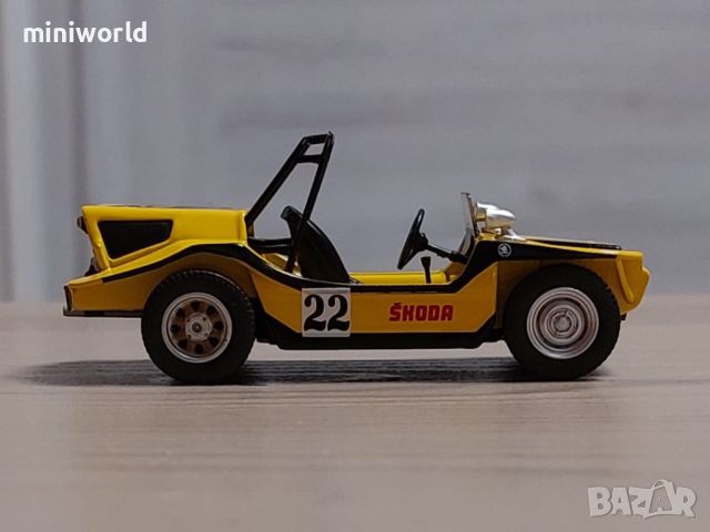 Skoda Buggy Autocross 1971 - мащаб 1:43 на DeAgostini моделът е нов в блистер, снимка 6 - Колекции - 46021448