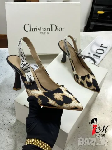 дамски обувки на ток christian dior , снимка 1 - Дамски елегантни обувки - 46927312