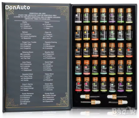 Комплект от 35 етерични масла , снимка 3 - Други - 53128930