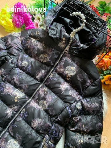 Зимно яке с цветя Armani Jr, снимка 3 - Детски якета и елеци - 45301945