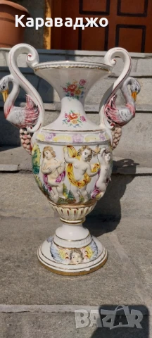 Ваза Capodimonte, снимка 2 - Вази - 51069635