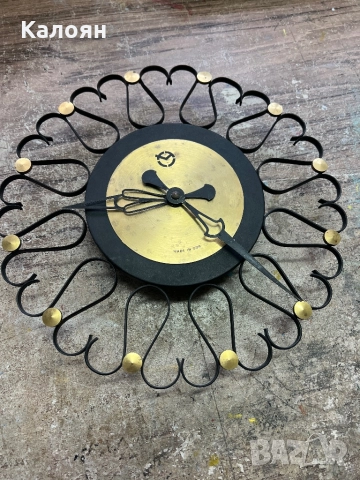 Стенен часовник ГДР оригинален от Некерман