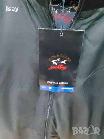 Мъжко пролетно есенно яке Паул Шарк в тъмно син цвят 6ХЛ 7ХЛ последни размери, снимка 9 - Якета - 52375738