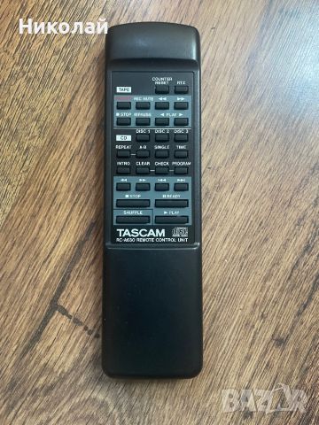 TASCAM -RC-A630 ДИСТАНЦ.ЗА ДЕК И CD , снимка 1 - Аудиосистеми - 46707133