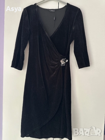 Черна елегантна рокля M&Co petite