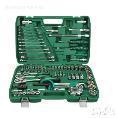 Комплект инструменти за ремонт на автомобил, 121 части, снимка 2 - Аксесоари и консумативи - 49645498