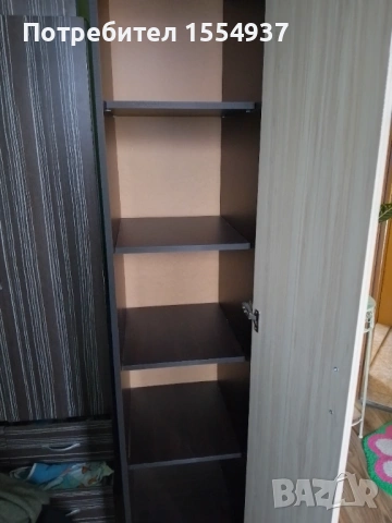 Еднокрилен гардероб 190 см, снимка 3 - Гардероби - 53051891
