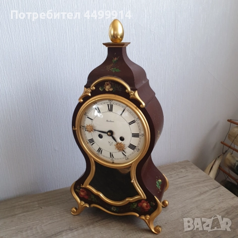 ВИНТИДЖ КАМИНЕН ЧАСОВНИК BUCHERER, снимка 6 - Антикварни и старинни предмети - 51732211