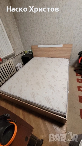 Спалня с матрак с повдигащ механизъм 160/200, снимка 2 - Спални и легла - 53110764