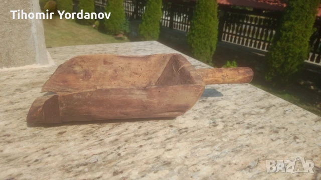 Стара дървена лопатка., снимка 9 - Антикварни и старинни предмети - 51119221
