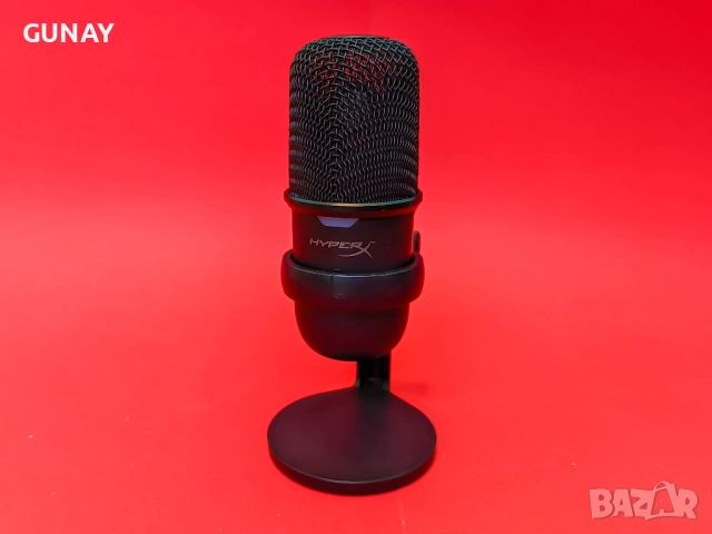 HyperX SoloCast USB Микрофон за Гейминг, Стрийм, Подкаст, PC, PS4, PS5 Като нов, снимка 7 - Микрофони - 54056059