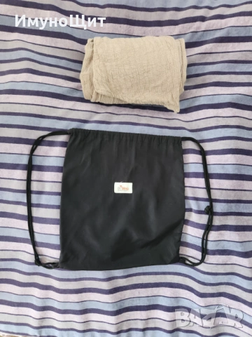 Слинг - еластичен, мрежест, за бебеносене / Ергономична раница, снимка 7 - Кенгура и ранички - 53619959