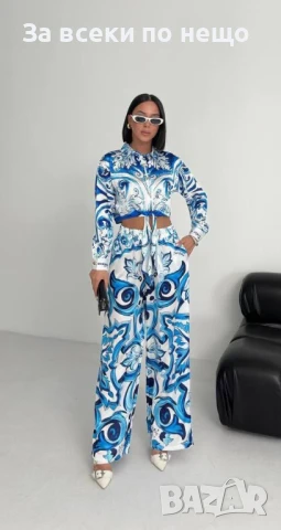 Дамски Летен Комплект - 2 Налични Цвята Код A685, снимка 5 - Комплекти - 50775164